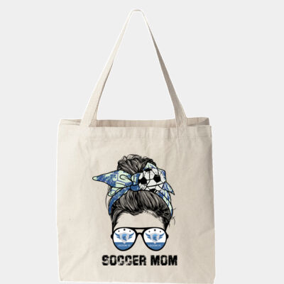 Messy Bun Soccer Mom Tote - Isabella Tote Thumbnail