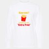 Gold Soft Touch Long Sleeve T-Shirt (Adult) Thumbnail